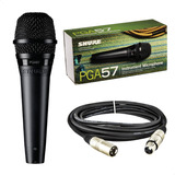 Microfone Com Fio Shure Pga57-lc + Acessórios