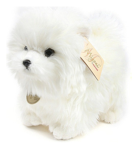 Raza De Perro Aurora Pom Con Suave Felpa Larga Pomerania Bic