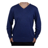 Blusa Masculina Delkor Plus Size Sueter Tricot Marinho - 598