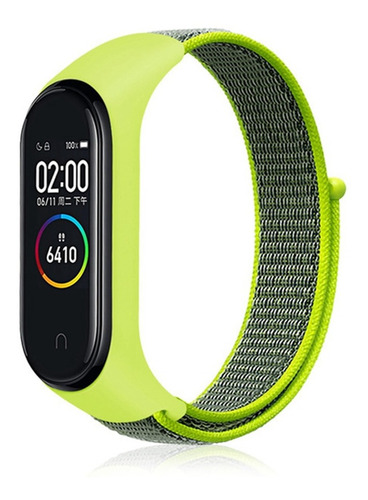 Pulseira De Nylon P/ Xiaomi Mi Band 3 & 4 Sport Velcro