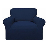 Funda De Sofa Easy-going Impermeable Color Azul Marino Suave
