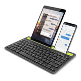 Teclado Bluetooth Recarregável Com Suporte P iPad 10 Geraçao