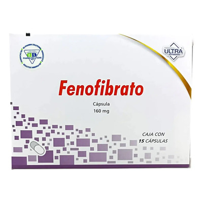 Fenofibrato 160 Mg C\u002F15 cápsulas Ultra | MercadoLibre