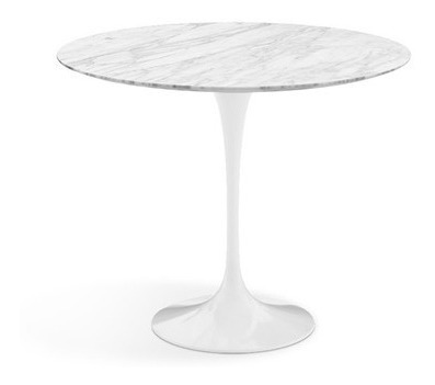 Mesa Lateral Tulip Saarinen Carrara Ø51x62 Altura