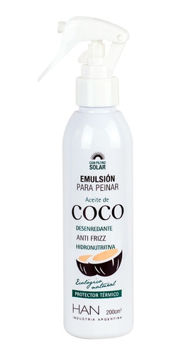 Han Emulsión Para Peinar Aceite De Coco X200ml