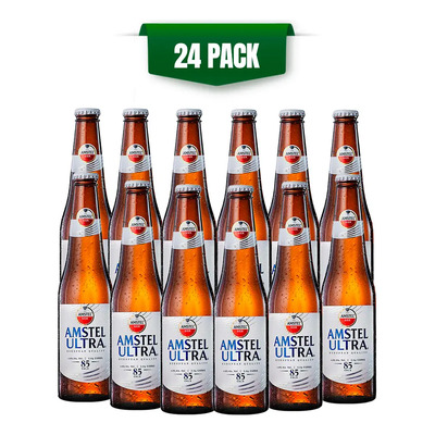 Cerveza Clara Amstel Ultra 24 Pack Botella 355 Ml | MercadoLibre