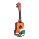 Ukelele Soprano Madera De Diseño Bamboo Bd25