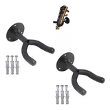 Kit 2 Suportes Violão Parede Ukulele Guitarra Baixo Ajuste