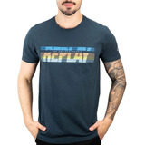 Camiseta Replay Fast Marinho