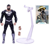 Superman Solar Black Figura Justice Dc Multiverse Mcfarlane