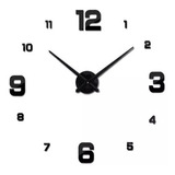 Reloj 3d Pequeño 40x40xm Num Grandes Y Pequeños