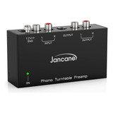 Jancane Preamplificador De Fono Para Tocadiscos, Mini Preamp