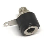 Conector Banana 4mm Hembra Negro