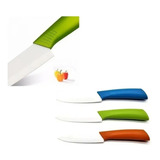 Set Cuchillo Ceramica X2 Unidades Antibacterial Mango Color