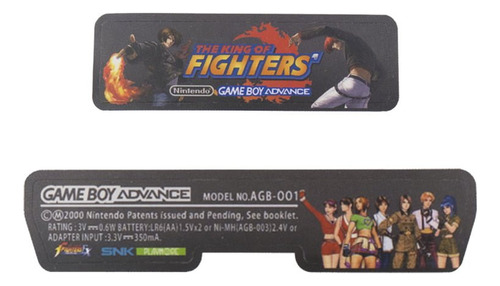 Sticker Para Game Boy Advance (gba) Diseño King Of Fighters