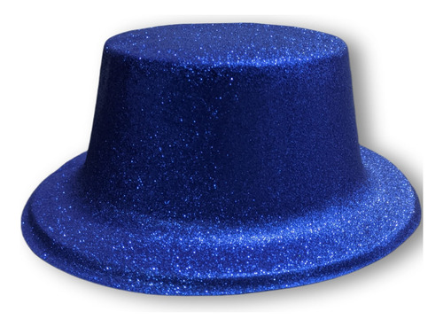 Galera Plástico Glitter X 12 Gorro Sombrero Cotillón Carioca