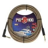 Pig Hog Pch20tbr Cable Inst Tuscan Brown 6.10 Mts 1/4 1/4