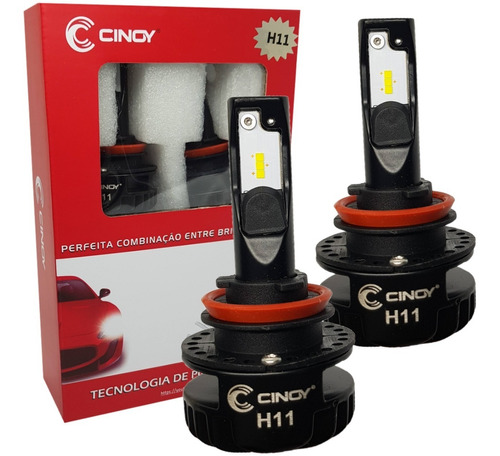Lampada Ultra Led Cinoy H1 H3 H7 H8 H11 Hb3 Hb4 6500k 6000l