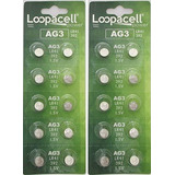 Batería Para Reloj Alcalina Loopacell Ag3 Lr41 392 1,5 V X 2