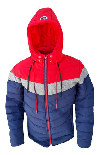 Jaqueta Masculina Nylon Acolchoada Bobojaco Corta Vento Frio