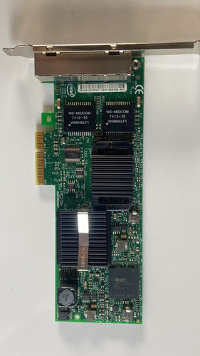 Placa Rede Quad Port 1000 Gb Intel Gigabit Et Pt Hp Ibm Dell