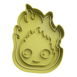  Cortador De Galletas Calcifer De Película Animada 6cm