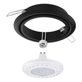 Spot Embutir Ar111 Negro Led 12w Gu10 Luz Dimerizable A 220v