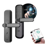 Fechadura Digital Biométrica Touch Id Smart Lock Push E Pu