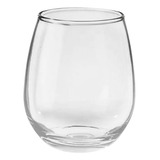 Vaso Vidrio Copa S/tallo Copón Vino Gourmet Rigolleau X36 Color Flint