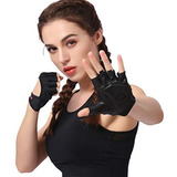 Guantes Cortos De Licra Para Mujer, Sin Dedos, Para Yoga