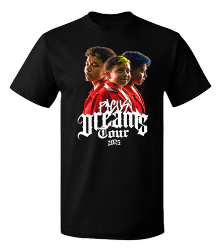 Playera Camiseta Los Picus Dreams Tour 2025 Infantil Concier