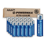 Powermax 24 Baterias Aaa, Bateria Alcalina De Larga Duracion