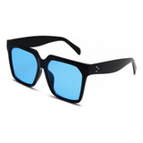 Gafas De Sol Extra Grandes Cuadradas  Tendencia Moda Azul