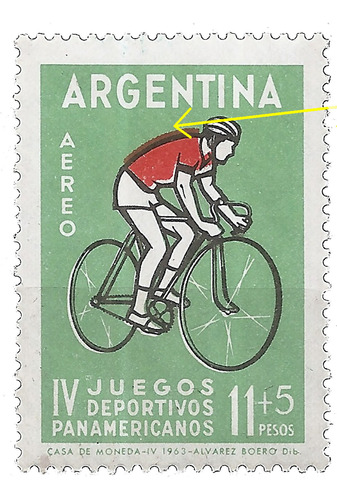 Argentina Gj 1258a Variedad Catálogo $$$ Ae 95 Panamericanos