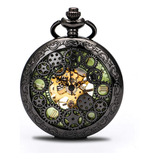 Boshiya Reloj De Bolsillo Mecánico Luminoso Steampunk Vintag