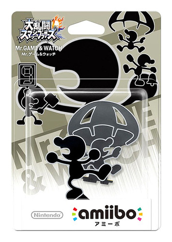 Figura Amiibo Nintendo Mr. Game & Watch Super Smash Bros