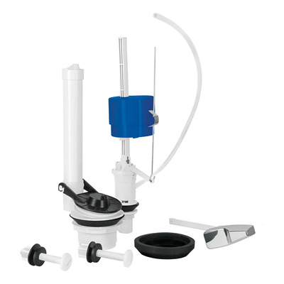 Jgo De Reparación P\u002Fwc Con Válvula Flotador,regulación Clip Color Blanco | Envío gratis
