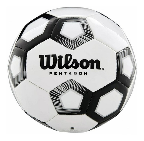 Balón Futbol Wilson Pentagon Tamaño 5 Negro // Bamo