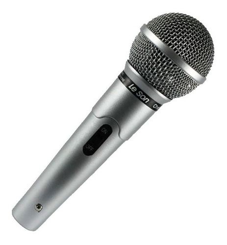Microfone Leson Mc200 Dinâmico Cardioide Profissional Fio 
