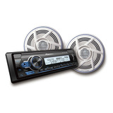 Combo Estereo Pioneer Marino Bluetooth Parlantes 6,5 Pulgad