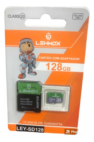 Cartão Memória Com Adaptador 128gb