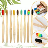Cepillo Dental Ecologico Bambú Biodegradable Full