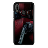 Funda Protector Para Huawei Deadpool Marvel Heroe Moda 07