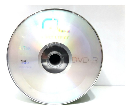 50 Mídia Virgem Dvd-r Multilaser Logo 4.7gb Dvdr