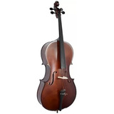Cello 4/4 Stradella Mc601244 Macizo + Arco Y Funda