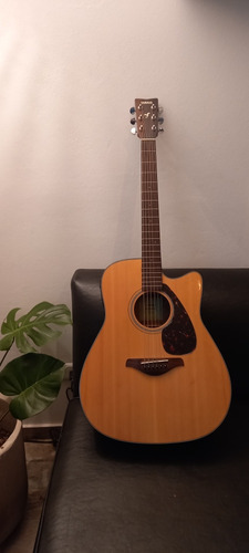 Guitarra Electroacústica Yamaha Fgx 800c Con Funda