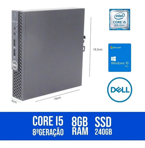Mini Cpu Dell 3060 I5 8a 16gb Ssd 256gb Win11 Wifi