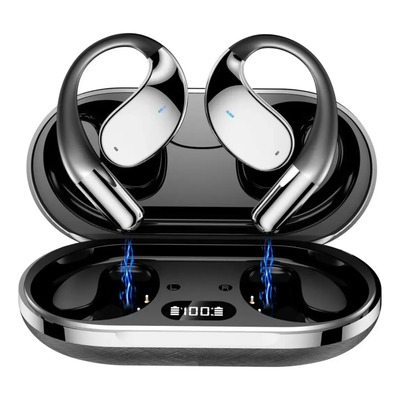 Fones De Ouvido Bluetooth De Ouvido Aberto Alimentados Por I | Frete grátis
