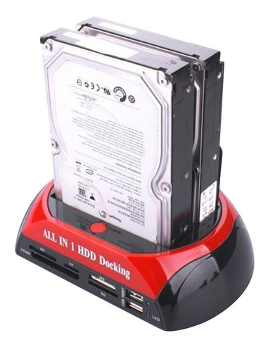 Docking Station 2.0 Ide-sata-2,5-3,5 Lector Memorias Usb