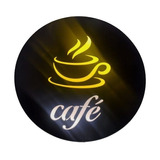 Quadro Café Com Luz Em Led